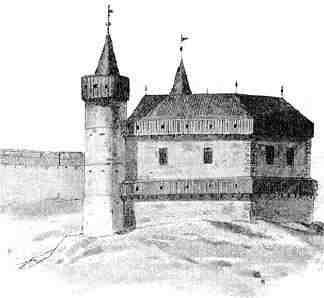vzhled hradu ve 14. a 15. stolet