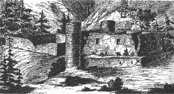 dajn podoba hradu v roce 1683