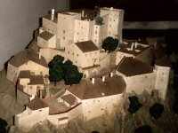 model hradu - pohled od zpadu k vchodu