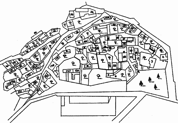 pln hradnho arelu v roce 1891 podle J. Mottla