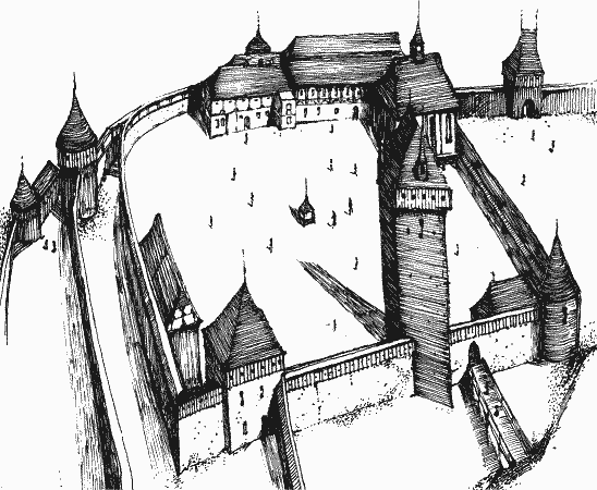 pokus o rekonstrukci hradu v polovin 17. stol.